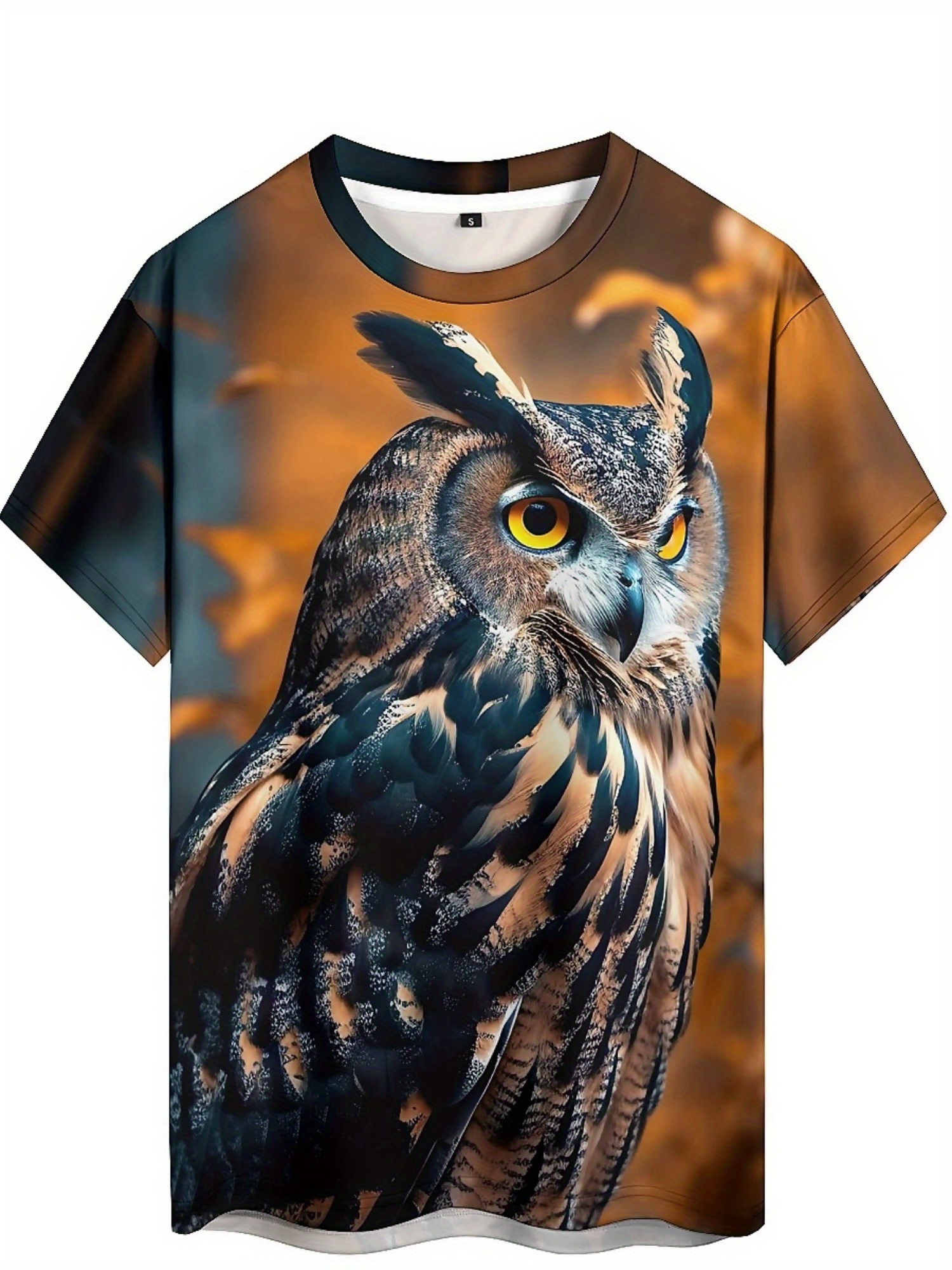 Men's & Women's 3D Print Owl G – Tee Graphic Print recenzja i cena