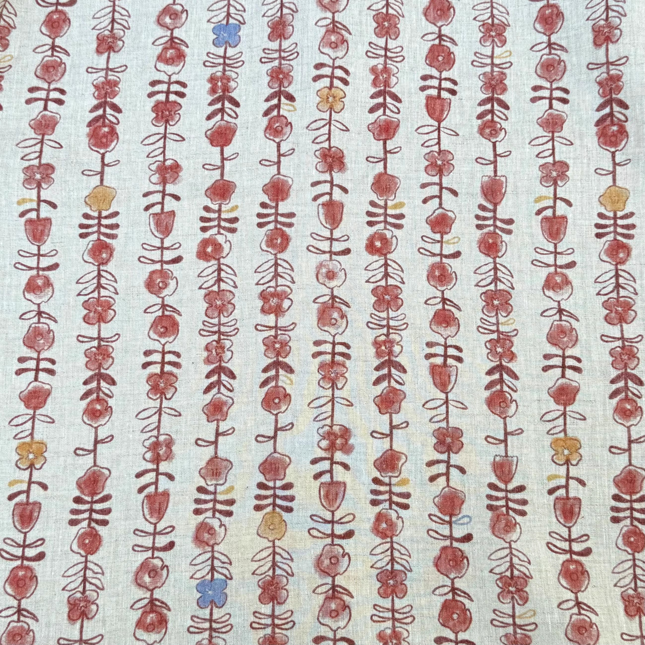 1yard Unique flowers print fab – Linen Shirt Breathable recenzja i cena