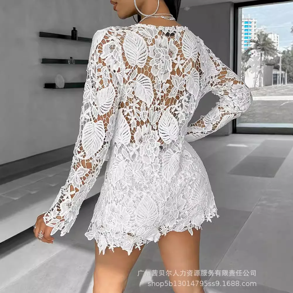 Women Sexy Short Sets Hollow O – Linen Shirt Breathable recenzja i cena