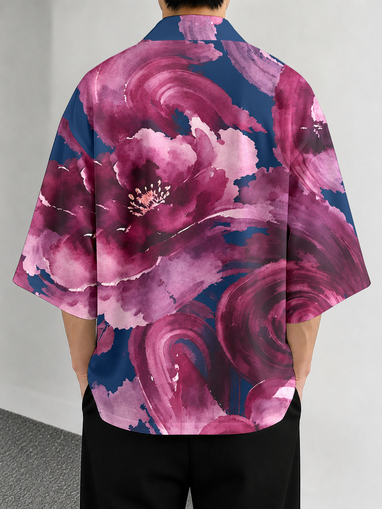 Men's casual top Floral Art Ca – Resort Shirt Floral recenzja i cena
