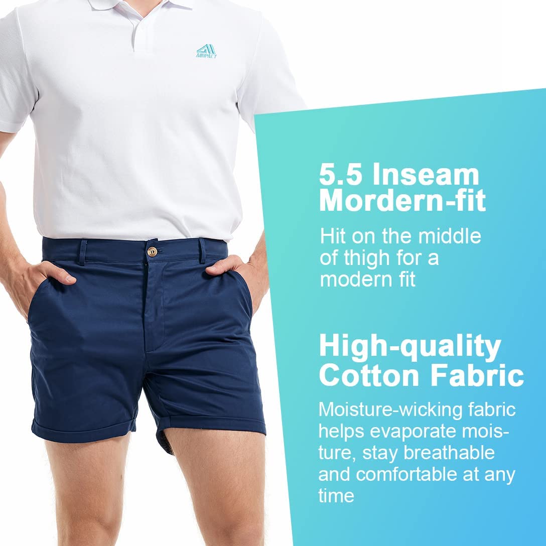 AIMPACT Men's Summer Slim-fit  – Shorts Chino Slim recenzja i cena