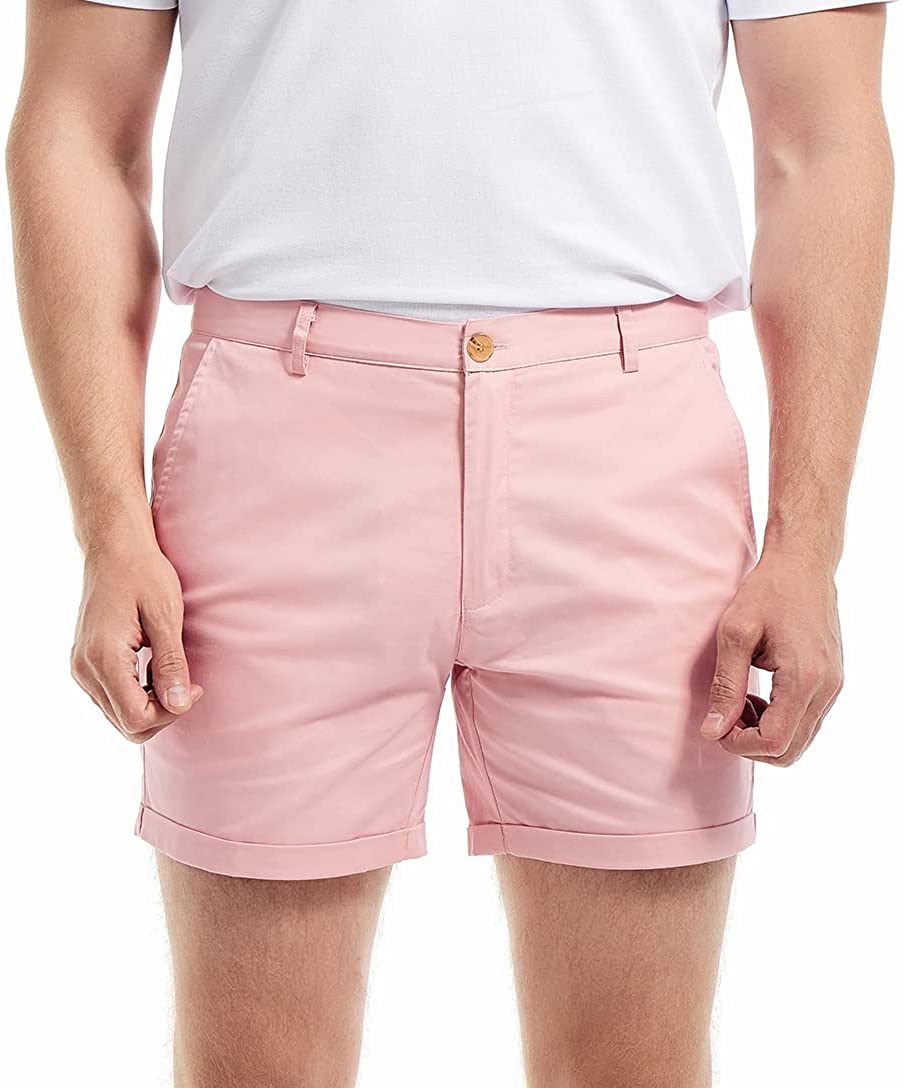 AIMPACT Men's Summer Slim-fit  – Shorts Chino Slim recenzja i cena