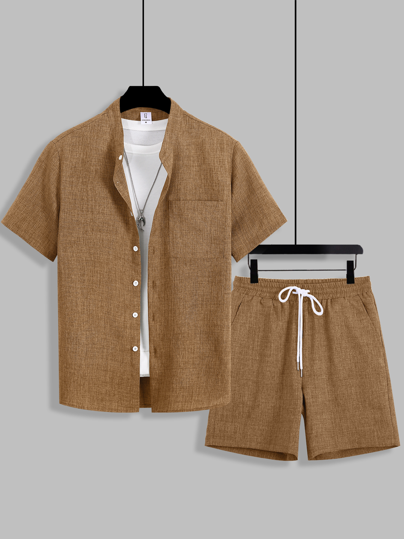 Summer Men's Cotton Linen Text – Linen Shirt Breathable recenzja i cena