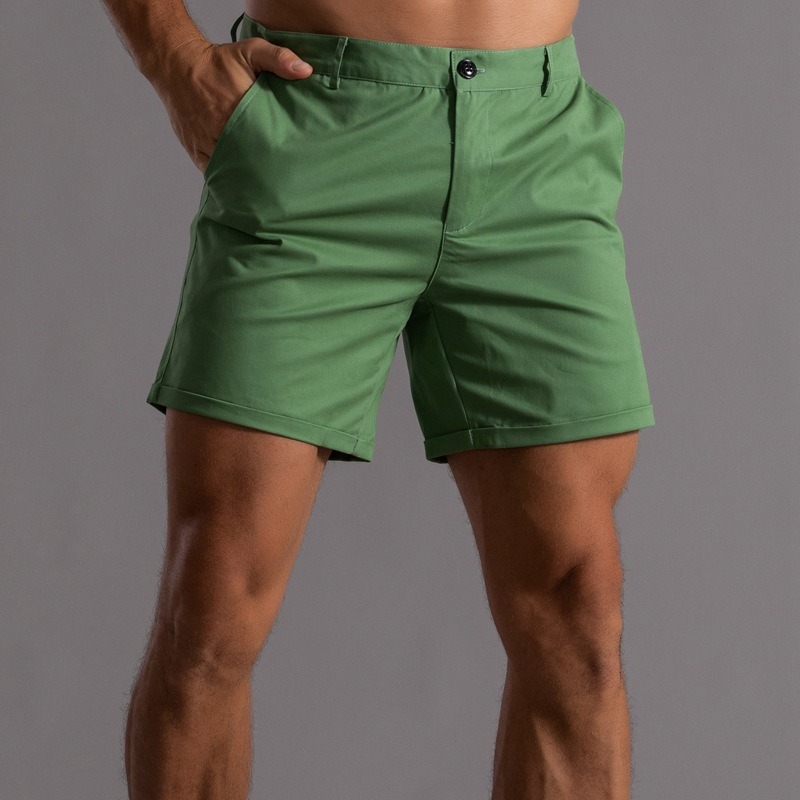 Men Slim Fit Chino Shorts Roll – Shorts Chino Slim recenzja i cena