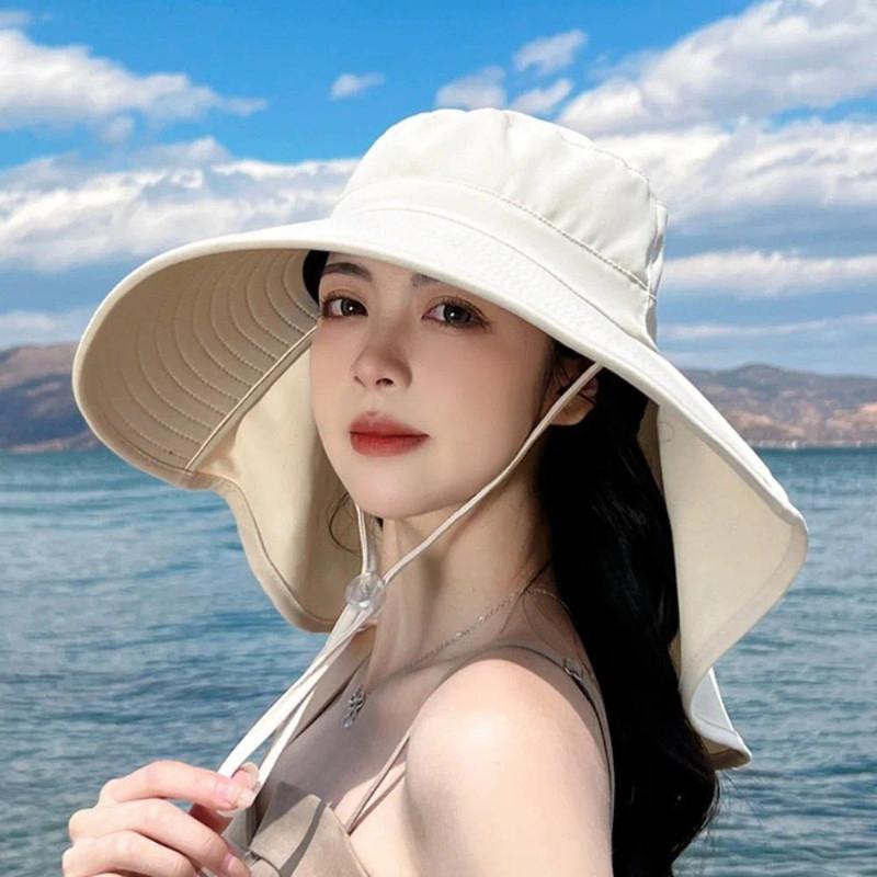 Outdoor UV Anti Neck Protectio – Bucket Hat Straw recenzja i cena