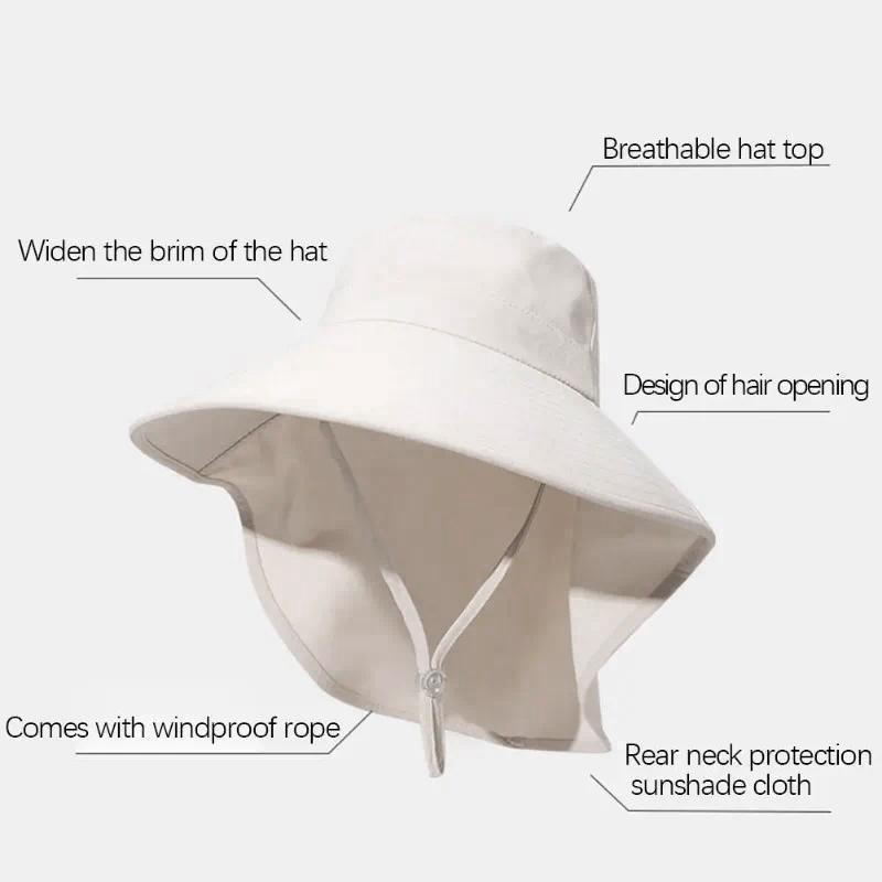 Outdoor UV Anti Neck Protectio – Bucket Hat Straw recenzja i cena