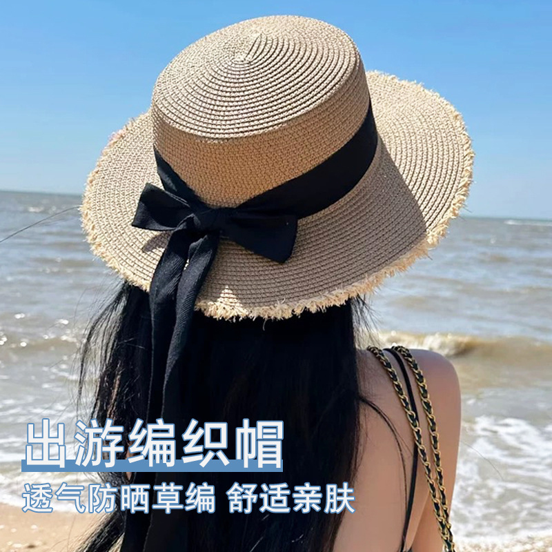 Women Straw Sun Hat Bowknot Su – Packable Hat Nylon recenzja i cena