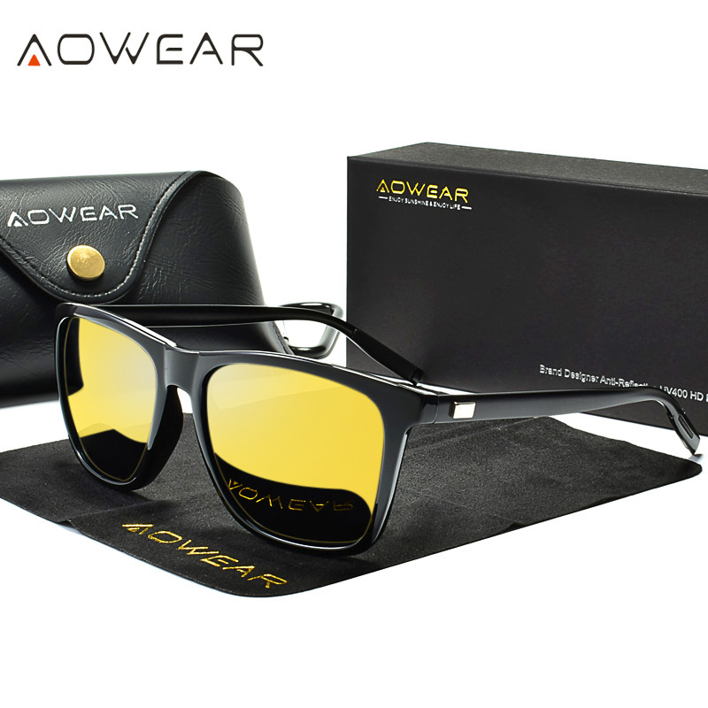 AOWEAR HD Polarized Night Visi – Sunglasses Aviator Polarized recenzja i cena