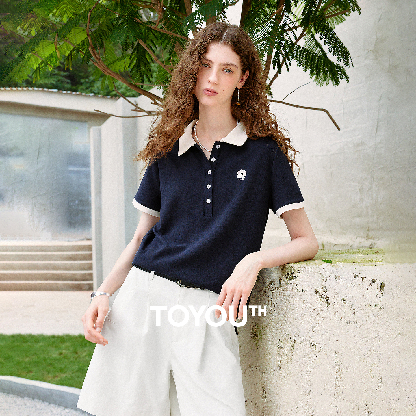 TOYOUTH Women T-shirts 2026 Su – Polo Shirt Pique recenzja i cena