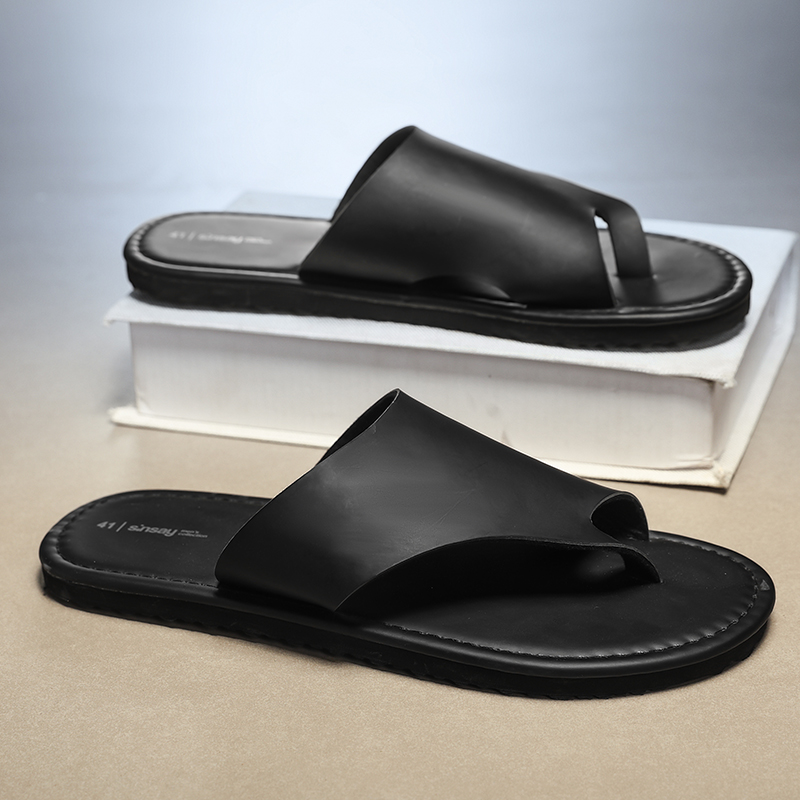High Quality Mens Slippers Fas – Flip Flop Leather Men recenzja i cena