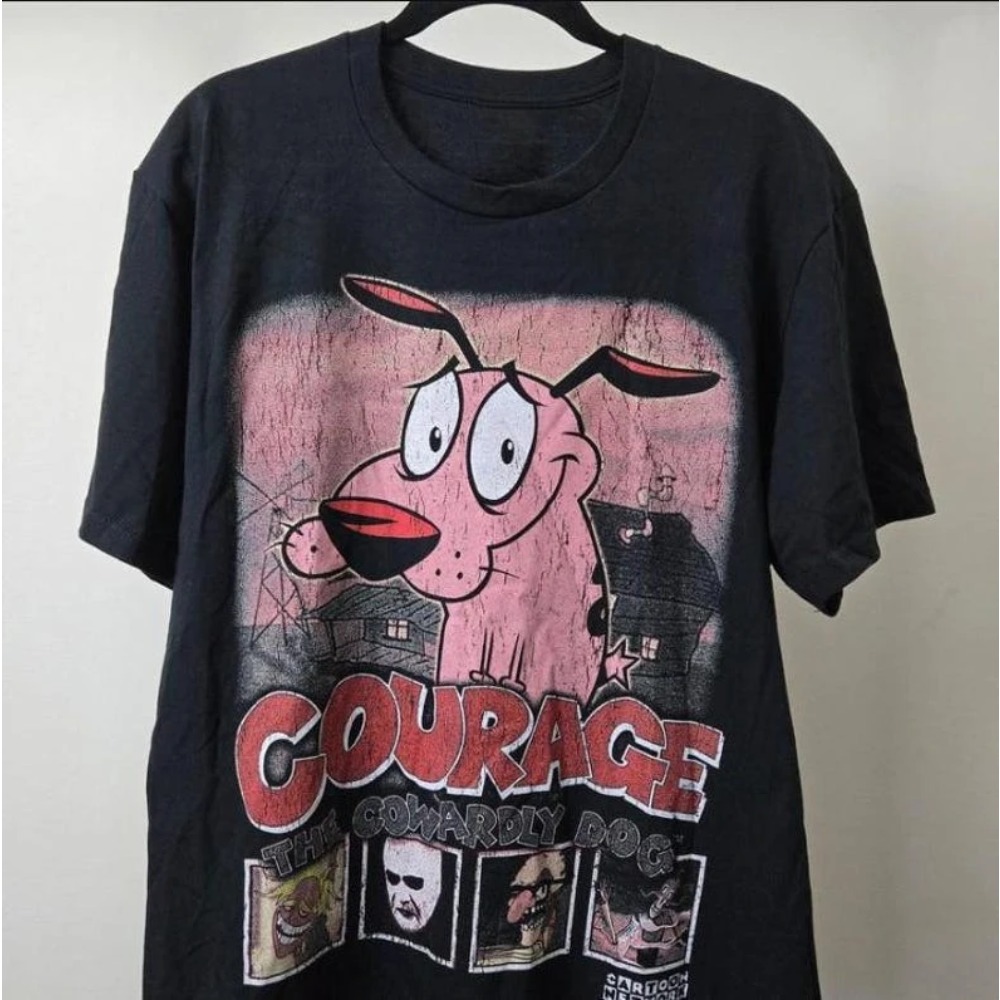 Summer Vintage Courage The Cow – Tee Graphic Print recenzja i cena