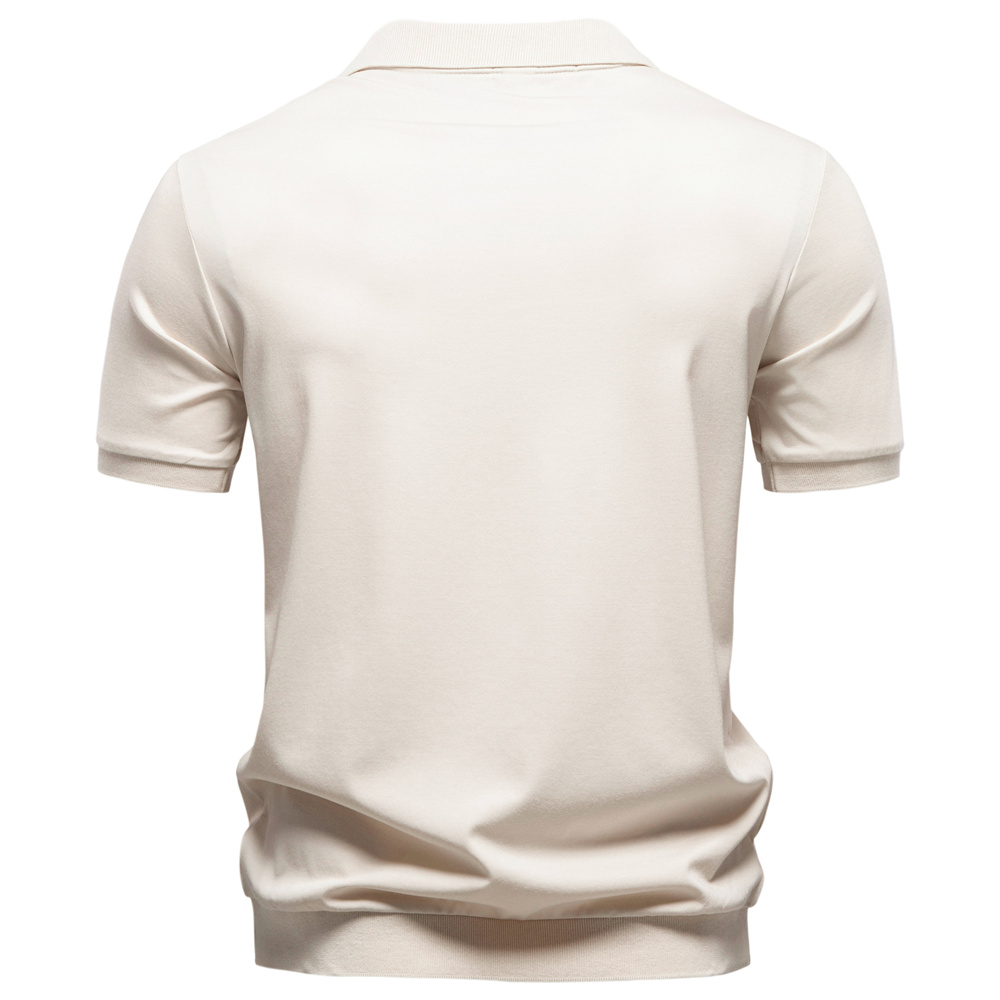 AIOPESON Men's Breathable Silk – Polo Shirt Pique recenzja i cena