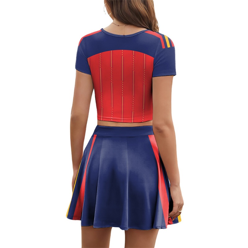 Adult Women's Spanish Football – Shirt Camp Collar recenzja i cena