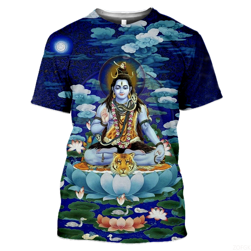 Summer Fashion Indian Deities  – Tee Graphic Print recenzja i cena