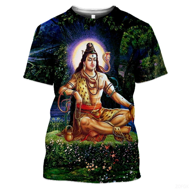 Summer Fashion Indian Deities  – Tee Graphic Print recenzja i cena