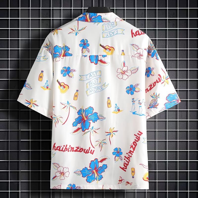 Resort Casual Short-Sleeved Sh – Resort Shirt Floral recenzja i cena