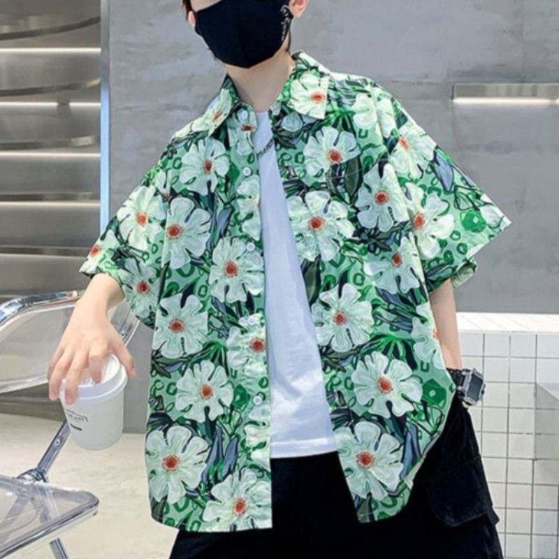 Boys' Floral Shirt Summer Set  – Resort Shirt Floral recenzja i cena