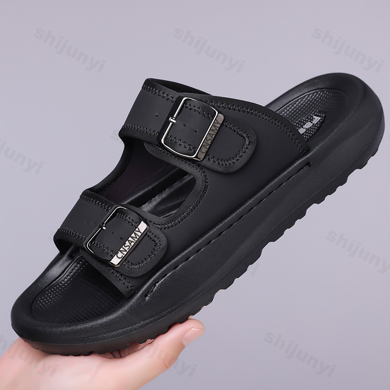 Men's Slippers 2025 Summer Bre – Flip Flop Leather Men recenzja i cena