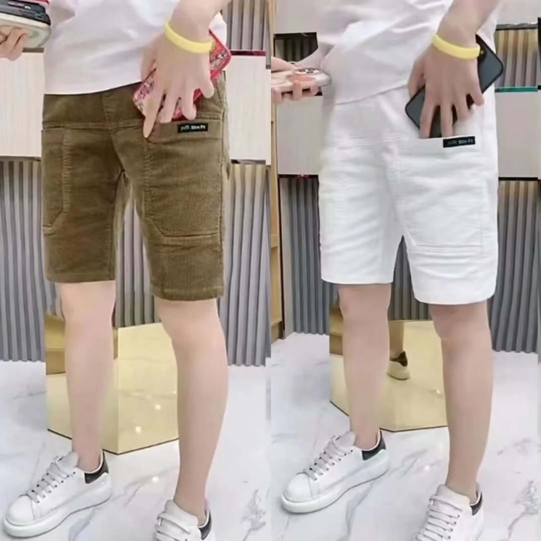 Slim Fit Summer Thin Corduroy  – Shorts Chino Slim recenzja i cena