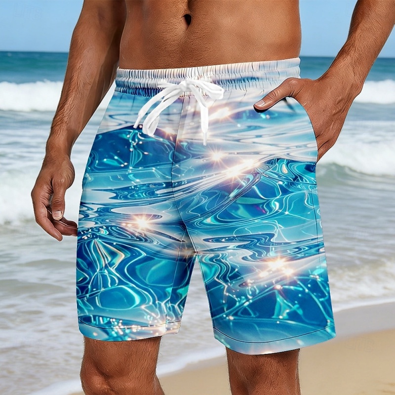 Vibrant Ocean Wave Graphic Swi – Trunks Board Surf recenzja i cena