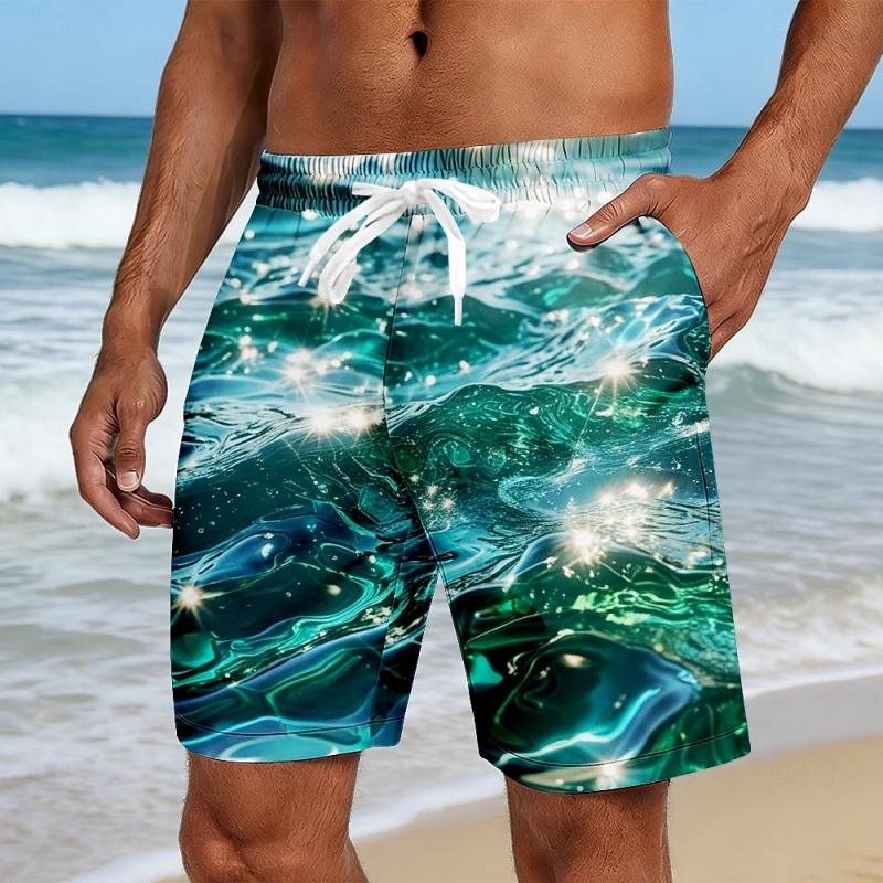 Vibrant Ocean Wave Graphic Swi – Trunks Board Surf recenzja i cena