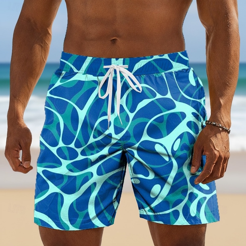 Vibrant Ocean Wave Graphic Swi – Trunks Board Surf recenzja i cena