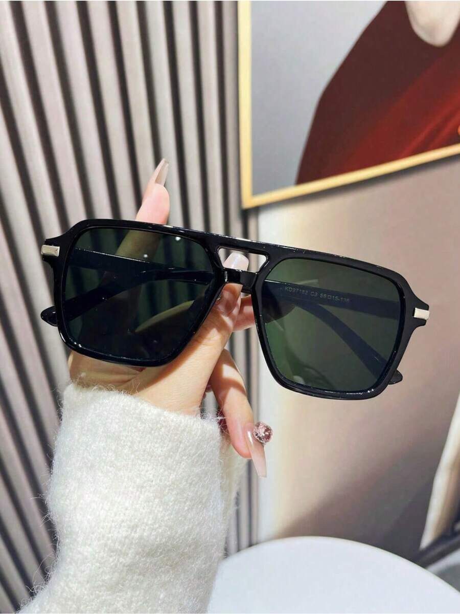 Fashion Double Bridge Aviator  – Sunglasses Aviator Polarized recenzja i cena