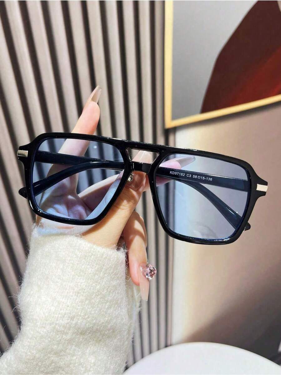 Fashion Double Bridge Aviator  – Sunglasses Aviator Polarized recenzja i cena