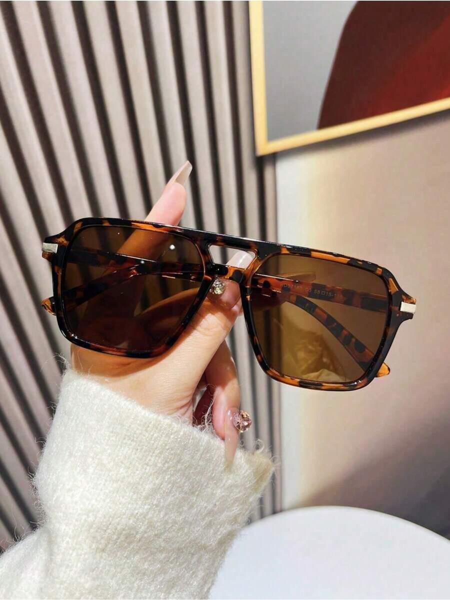 Fashion Double Bridge Aviator  – Sunglasses Aviator Polarized recenzja i cena