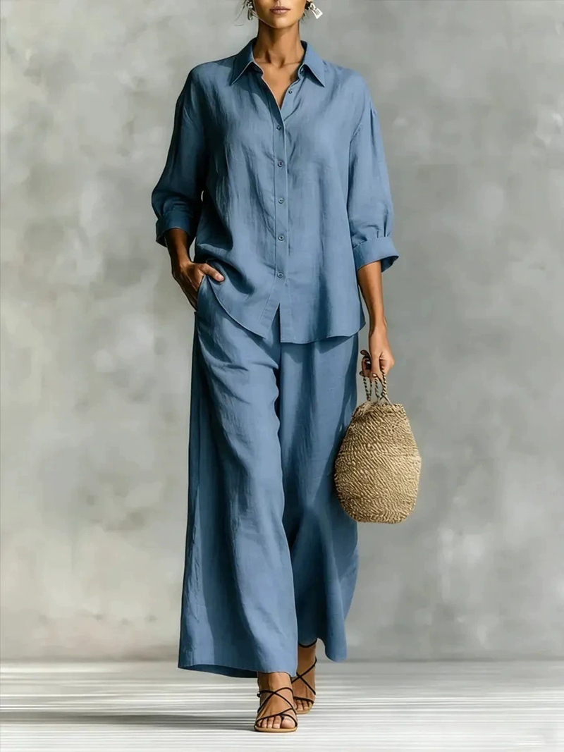 Women's New 7-Sleeve Shirt & W – Linen Shirt Breathable recenzja i cena