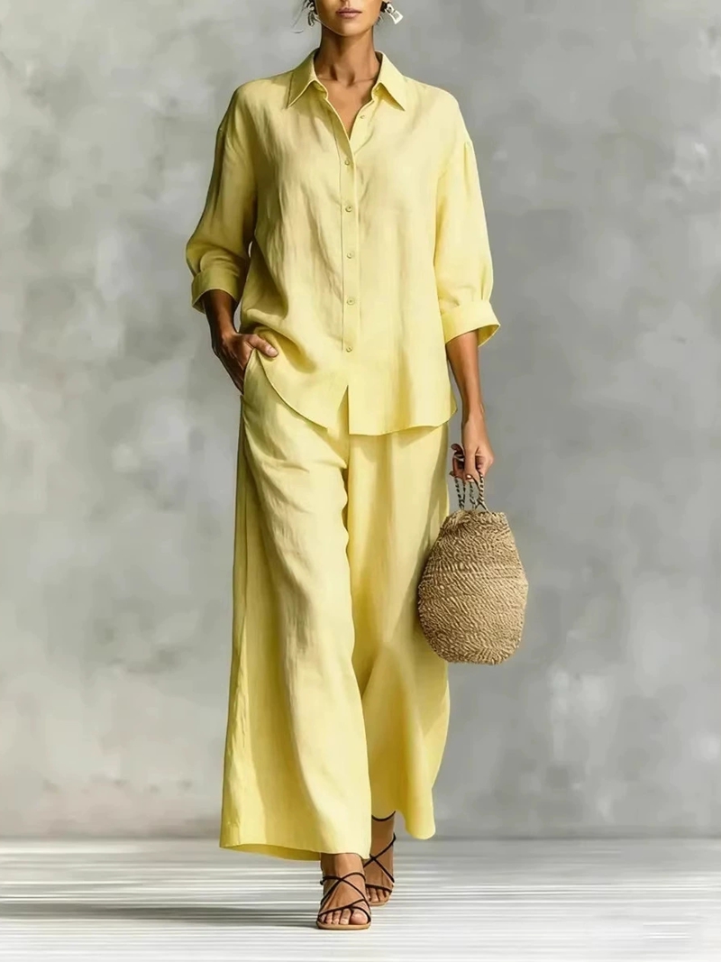 Women's New 7-Sleeve Shirt & W – Linen Shirt Breathable recenzja i cena