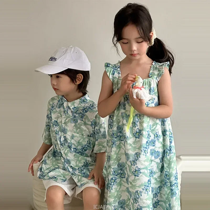 Look Boys Shirts Korean Childr – Resort Shirt Floral recenzja i cena