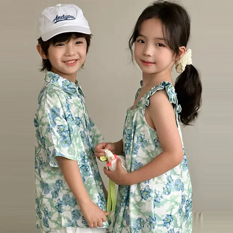 Look Boys Shirts Korean Childr – Resort Shirt Floral recenzja i cena