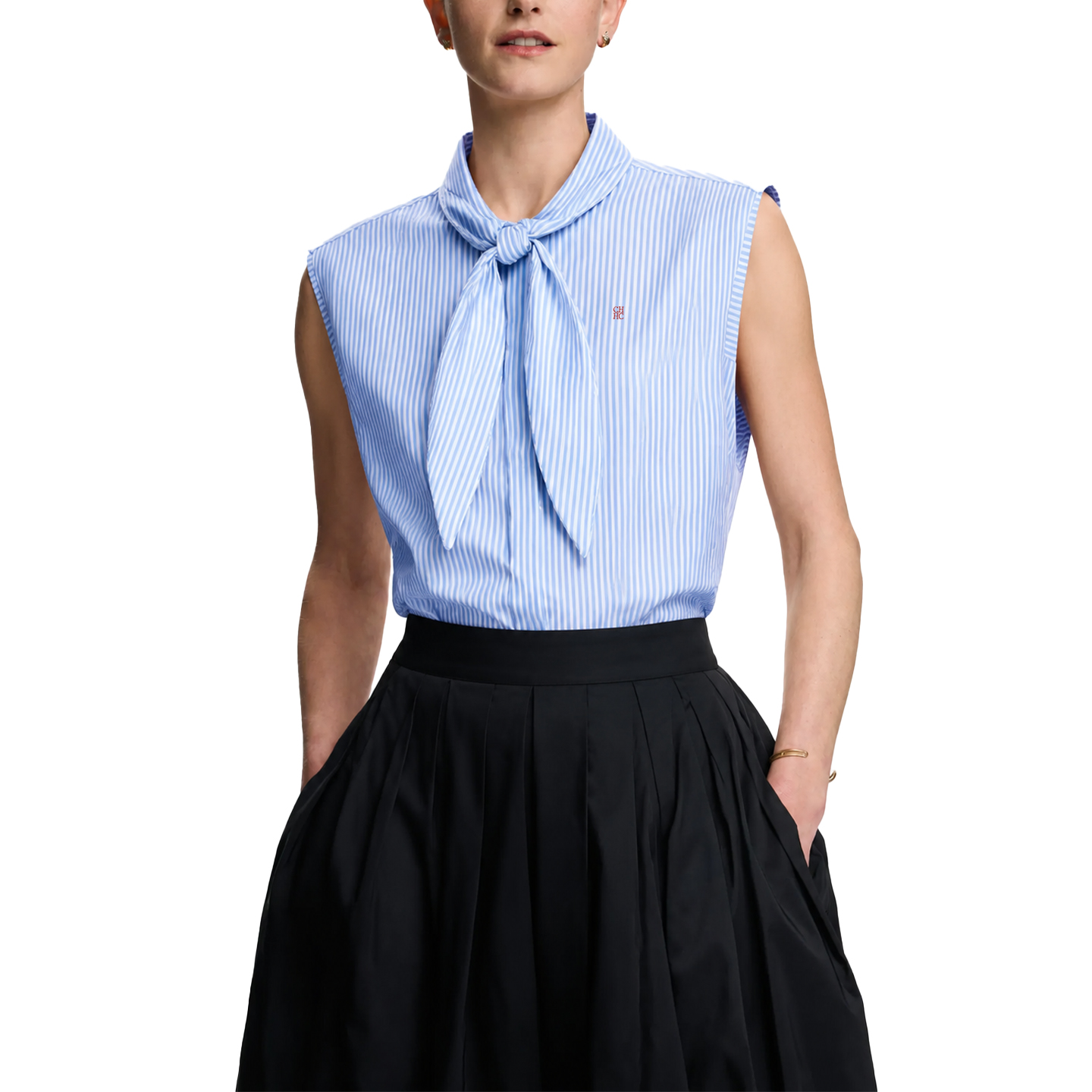CH Embroidered Sleeveless Shir – Shirt Camp Collar recenzja i cena