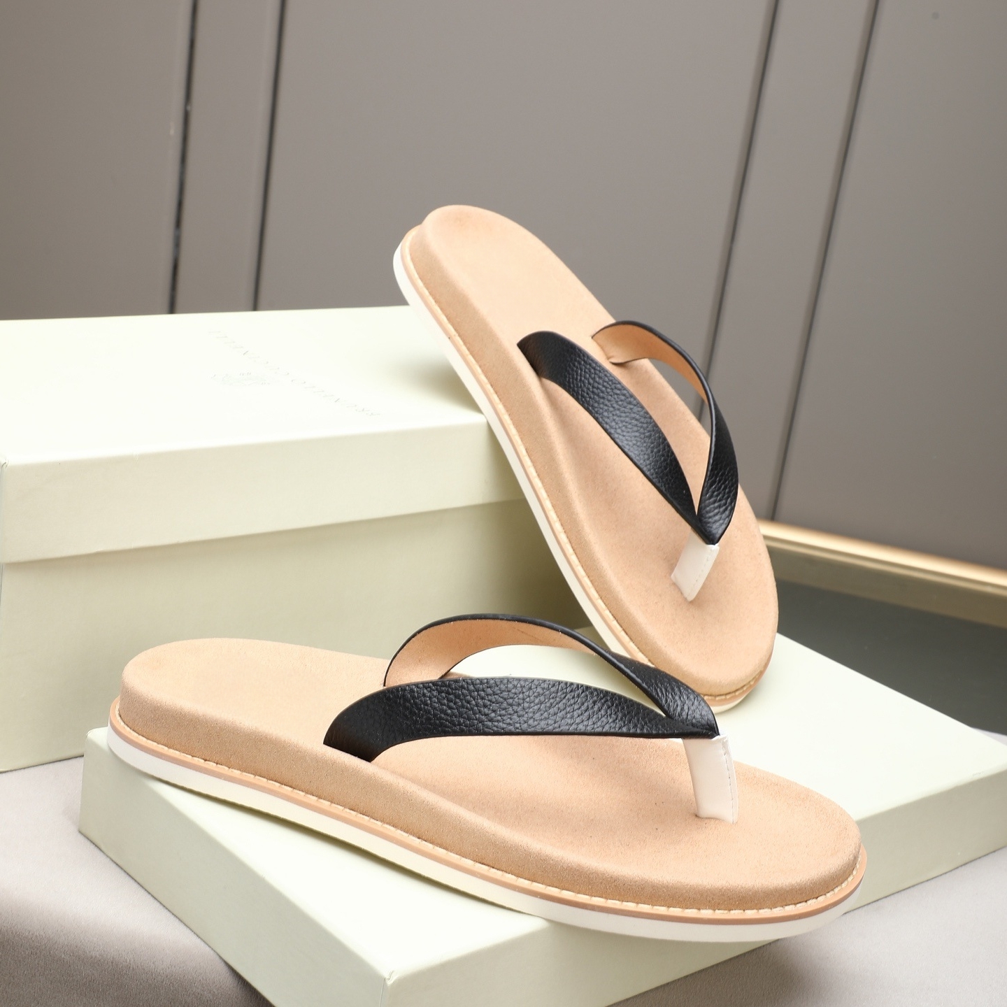Luxury Brand Genuine Leather S – Flip Flop Leather Men recenzja i cena