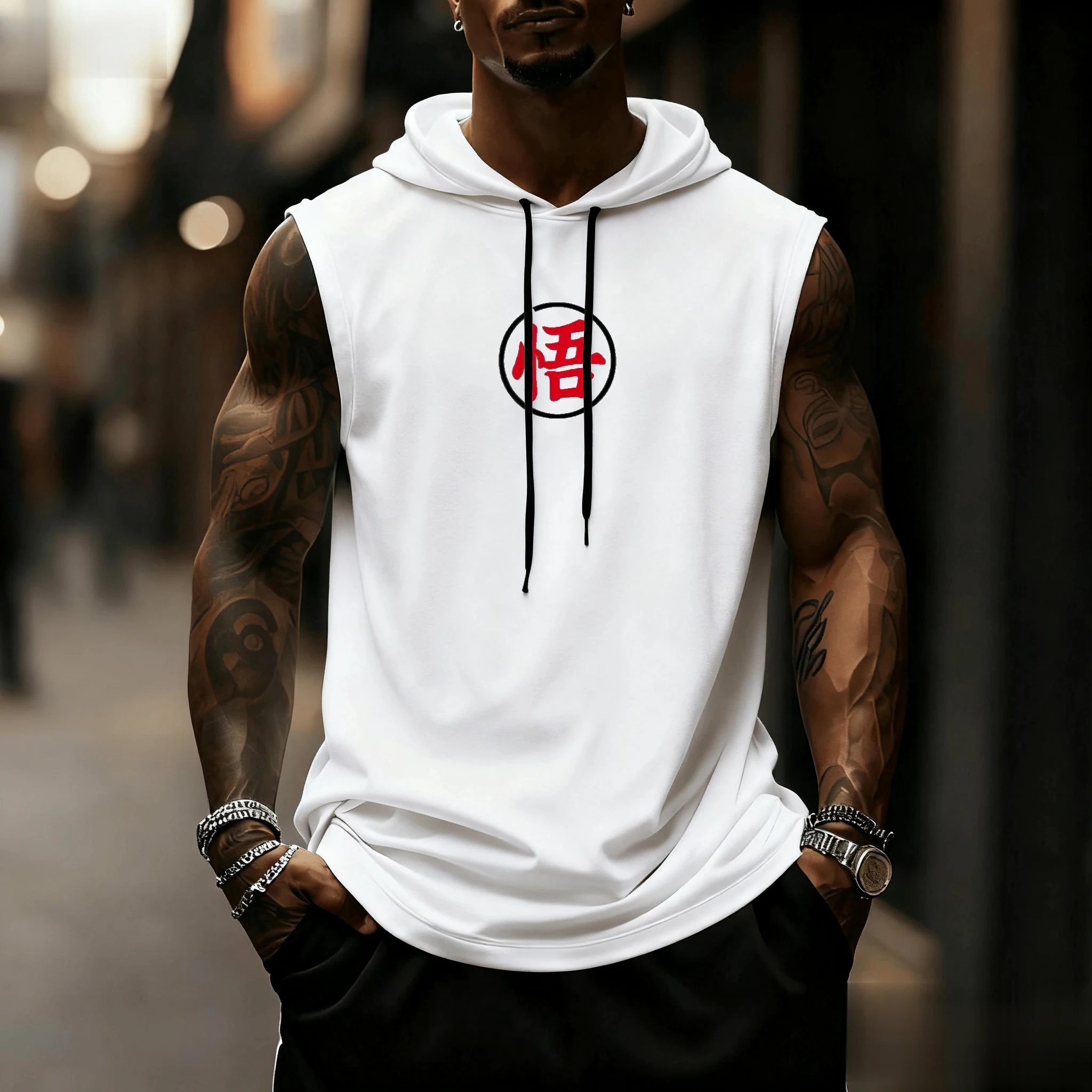 Dragon Ball Goku Anime Men Tan – Tank Top Muscle recenzja i cena