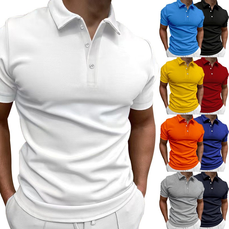 Casual Slim Fit Shirt Short Sl – Polo Shirt Pique recenzja i cena