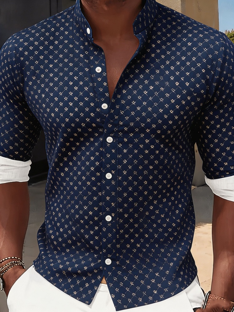 Mens Stylish Slim Fit Shirt Na – Resort Shirt Floral recenzja i cena