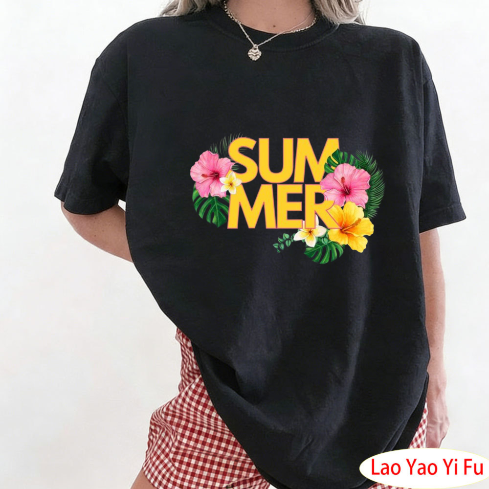 Summer Tropical Floral T-Shirt – Resort Shirt Floral recenzja i cena