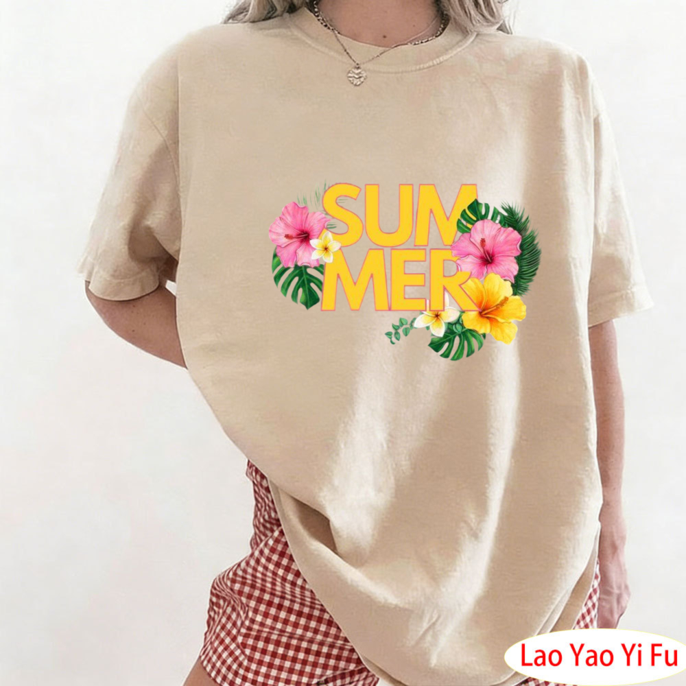 Summer Tropical Floral T-Shirt – Resort Shirt Floral recenzja i cena