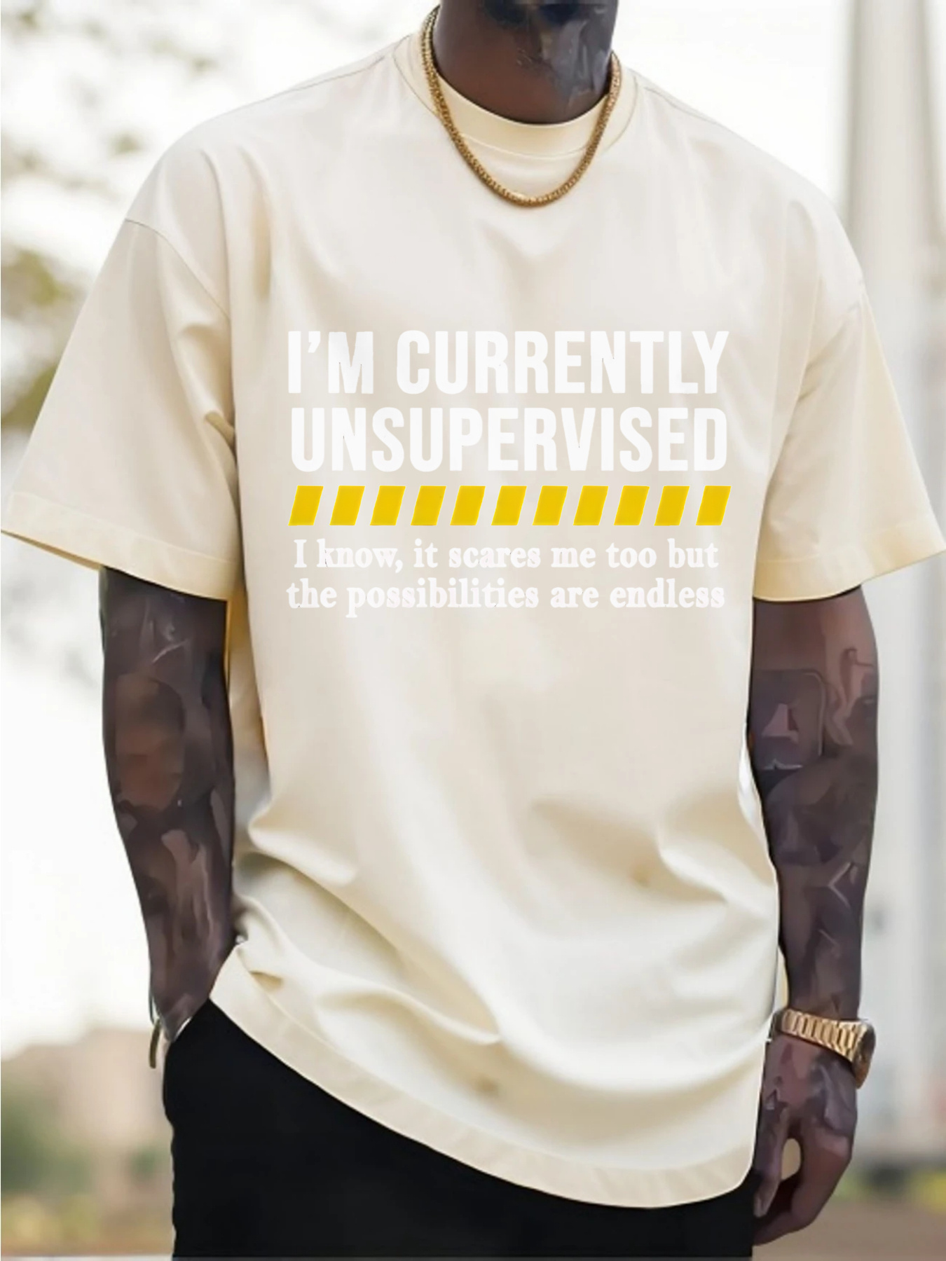 New Men's Casual Cotton T-Shir – Tee Graphic Print recenzja i cena