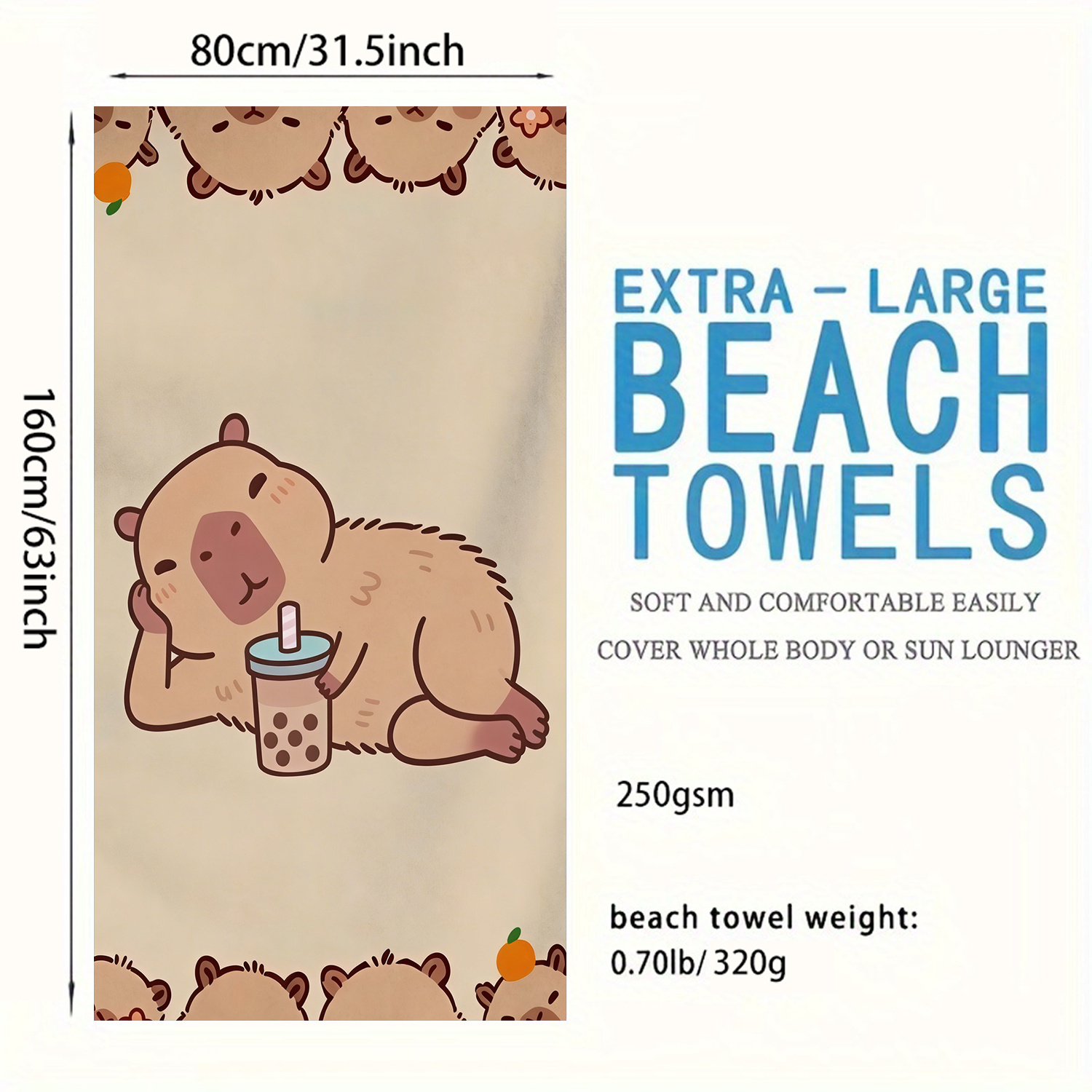 Extra-Large Beach Towel - Ultr – Beach Towel Large recenzja i cena
