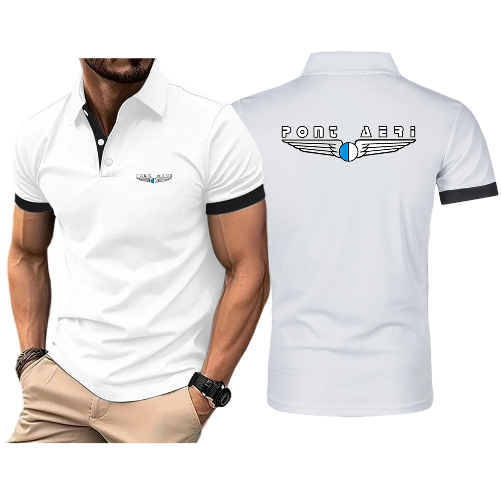 Disco Logo Pont Aeri CH Men's  – Polo Shirt Pique recenzja i cena