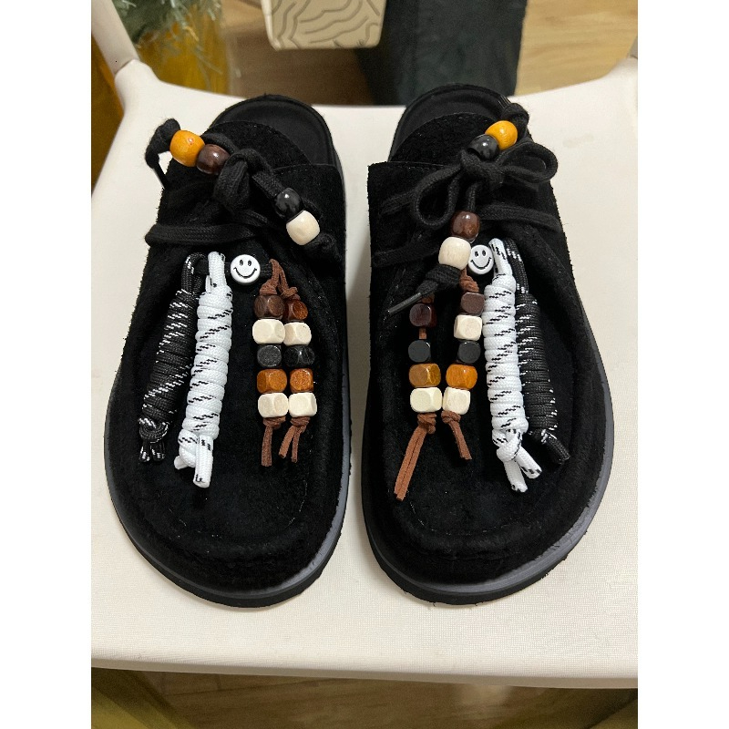 Women Men Clogs Cow Suede Leat – Flip Flop Leather Men recenzja i cena