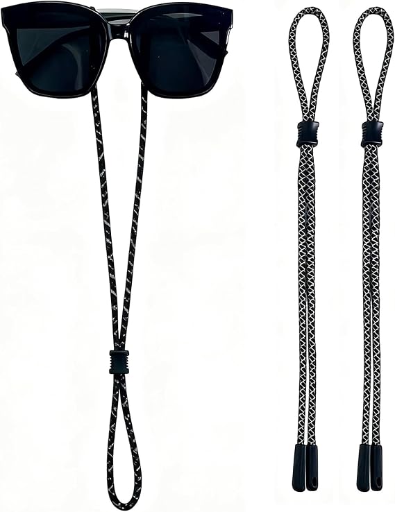 2 PCS Glasses Strap, Reflectiv – Sunglass Retainer Cord recenzja i cena