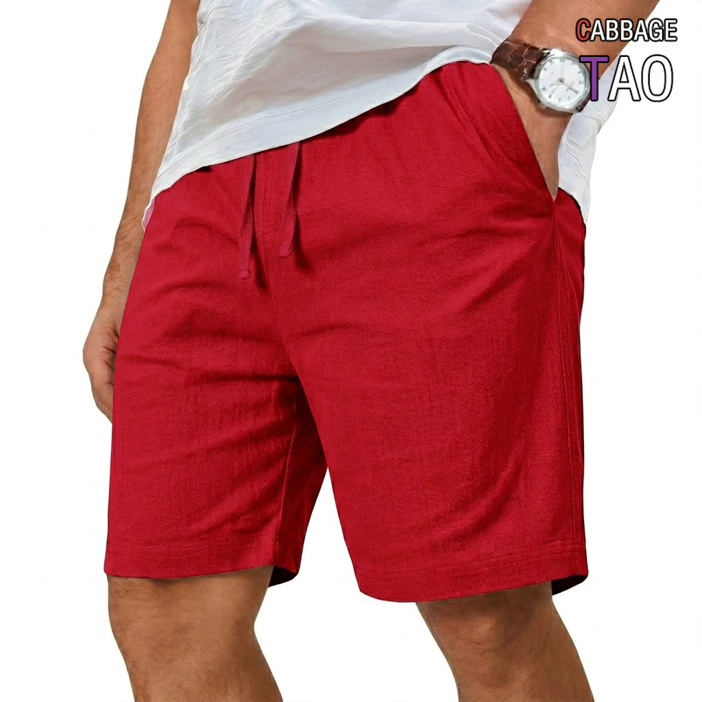 Oversized Cotton Linen Shorts  – Short Linen Drawstring recenzja i cena
