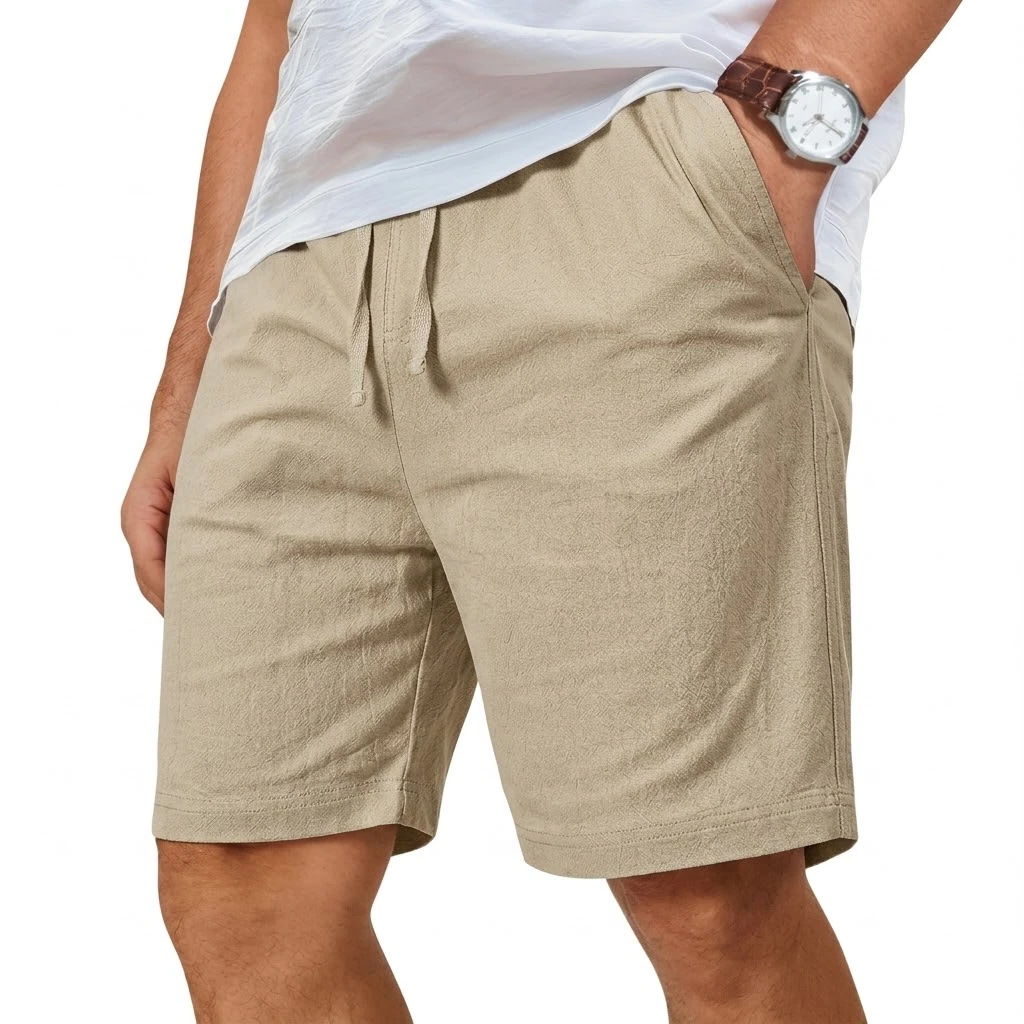 Oversized Cotton Linen Shorts  – Short Linen Drawstring recenzja i cena