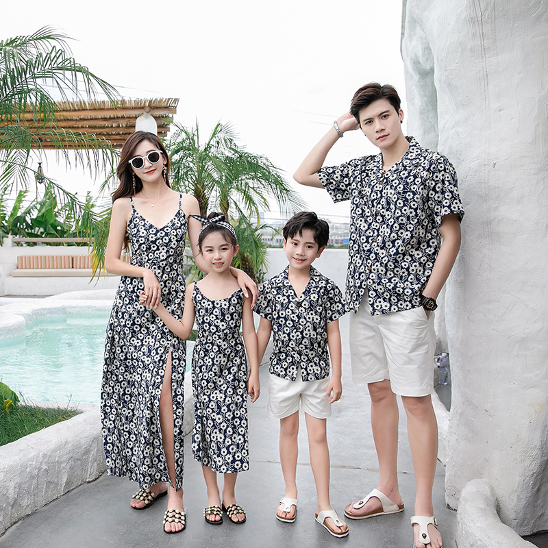 Family Matching Outfit Floral  – Resort Shirt Floral recenzja i cena