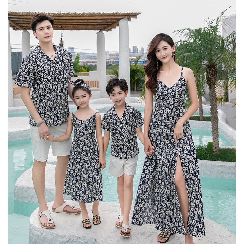 Family Matching Outfit Floral  – Resort Shirt Floral recenzja i cena