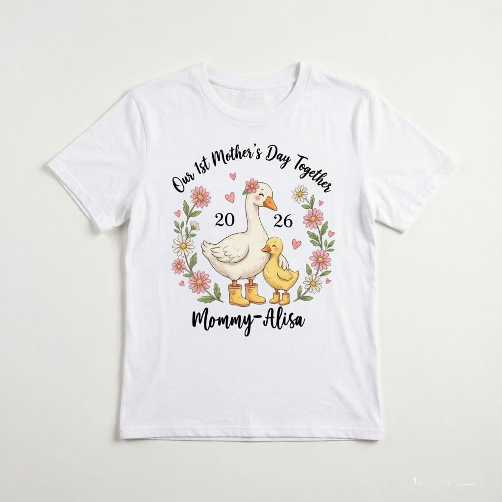 Mommy  Matching Graphic T Shir – Tee Graphic Print recenzja i cena